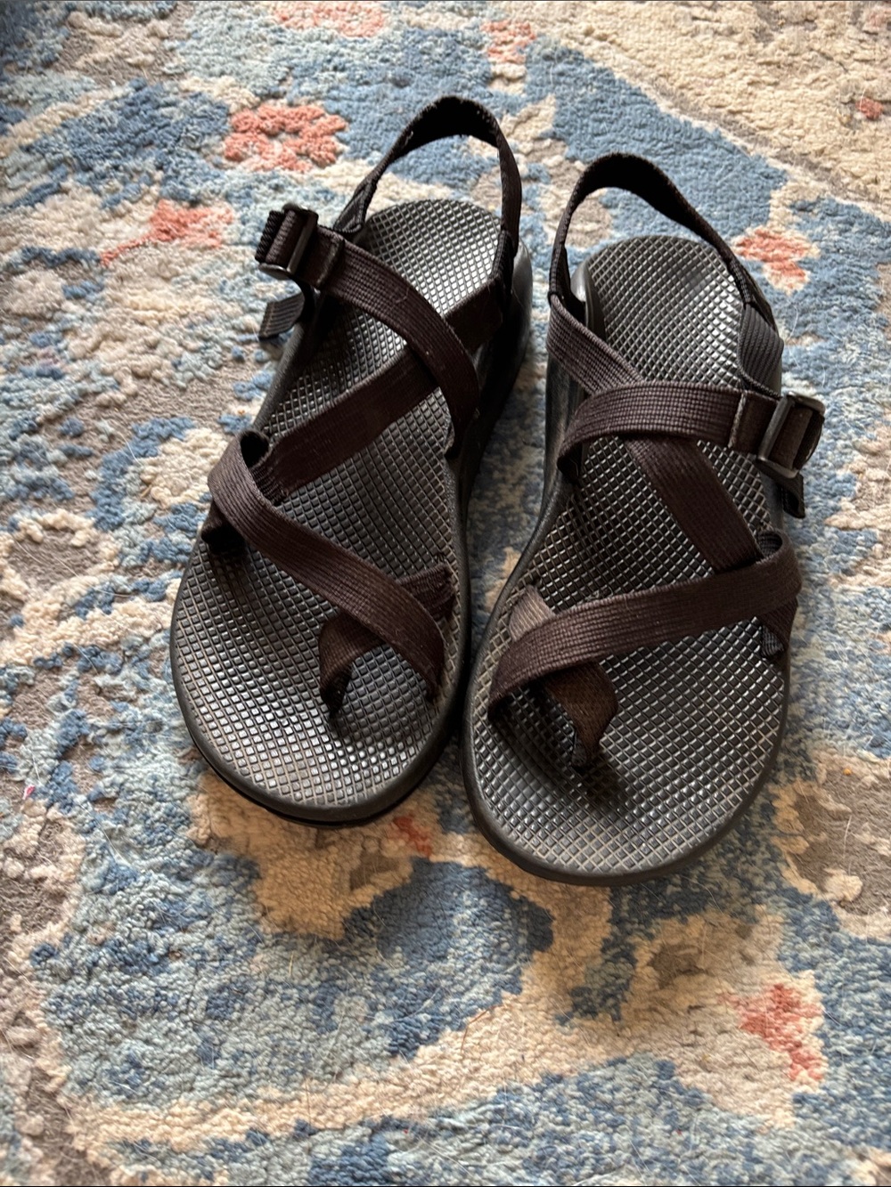 Chaco Men's Black Strappy Sport Sandals with Vibram Sole